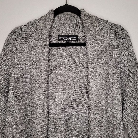 Cheryl Nash Silver Sparkle Cardigan Sweater - Picture 2 of 7